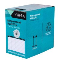 Кабель сетевой Vinga FTPCat5e4Pair0.5CCA-305