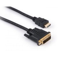 Кабель мультимедийный Vinga HDMI to DVI 24+1 1.8m (HDMIDVI01-1.8)