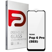 Стекло защитное Armorstandart Full Glue TECNO Pop 6 Pro (BE8) Black (ARM64794)