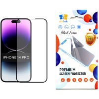 Стекло защитное Drobak Apple iPhone 14 Pro (Black) (505057)