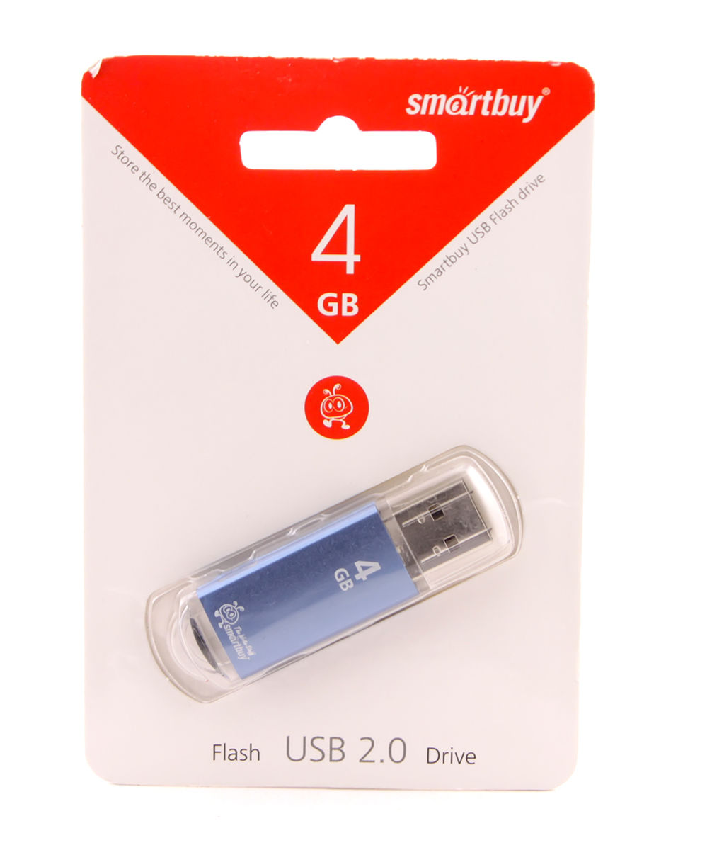 USB Flash Drive 4Gb Smartbuy V-Cut Blue / SB4GBVC-B купить в Запорожье ...