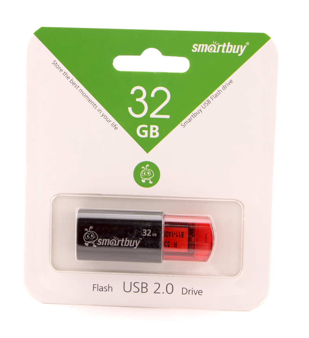 USB Flash Drive 32Gb Smartbuy Click Black / SB32GBCL-K купить в Запорожье и  Украине