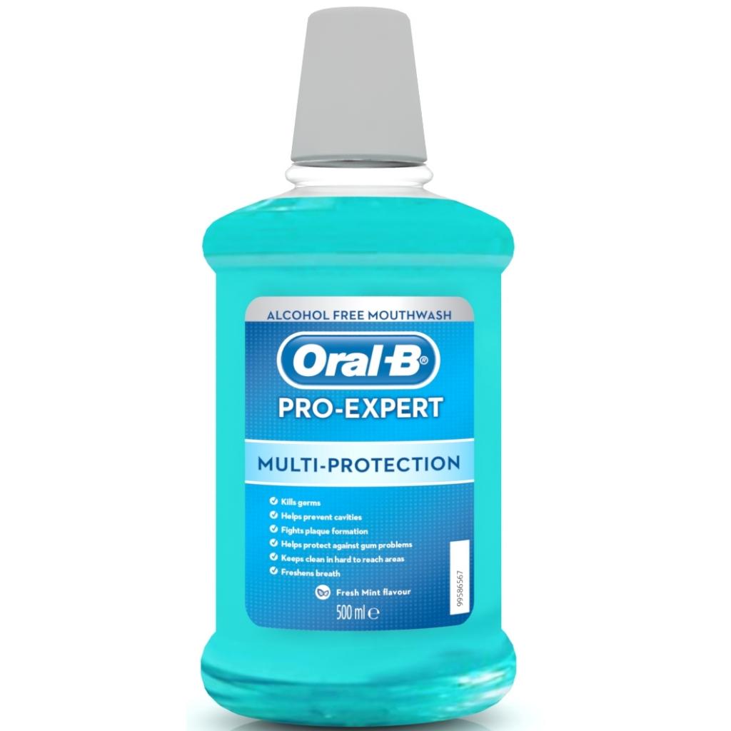 Oral-b безалкогольный ополаскиватель для рта 500мл Pro-expert мульти-защита/6 (5410076229284)