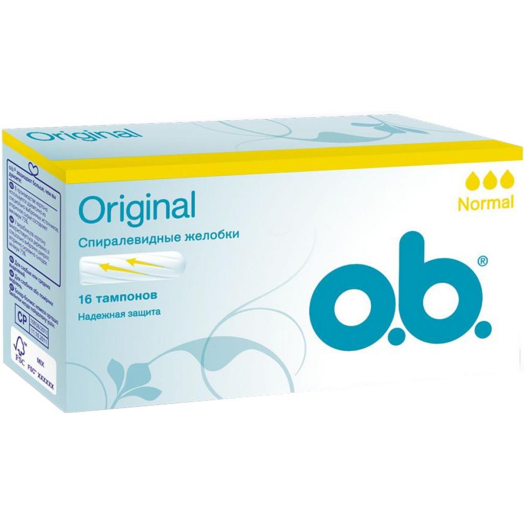 Тампоны O.b. Original Normal 16 шт (3574660089318) купить в Запорожье и ...