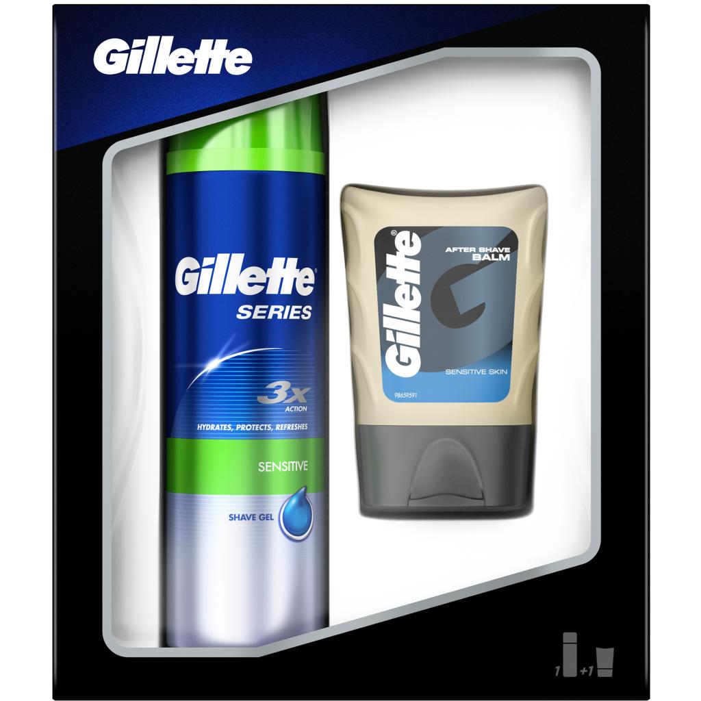 Набор Gillette tgs гель для бритья 200мл+гель после бритья (7702018422814)