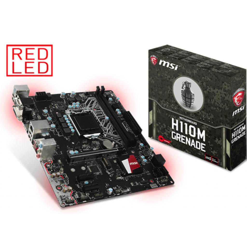 Материнская плата MSI H110M GRENADE Фото: Материнская плата MSI H110M GRENADE