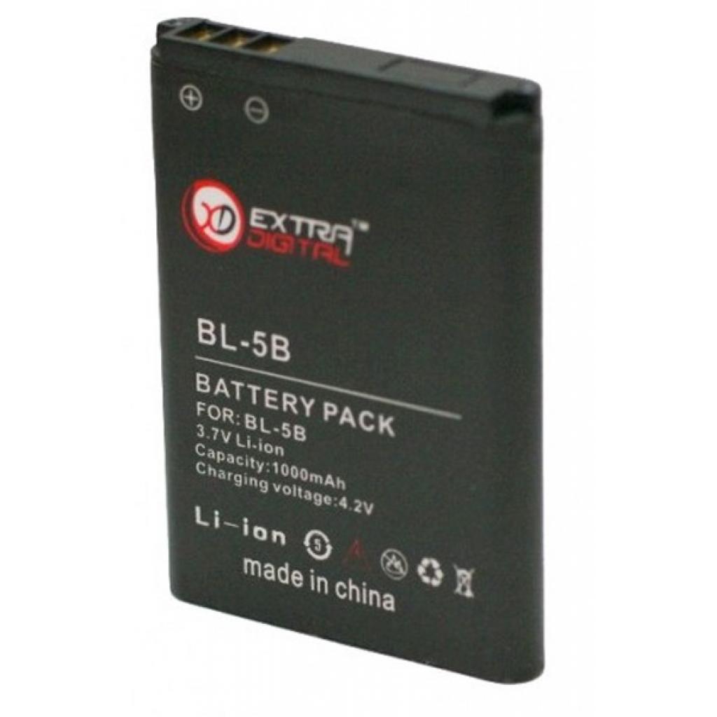 Аккумуляторная батарея EXTRADIGITAL Nokia BL-5B (BMN6272) купить в ...