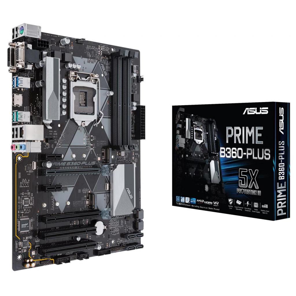 Материнская плата ASUS PRIME B360-PLUS купить в Запорожье и Украине