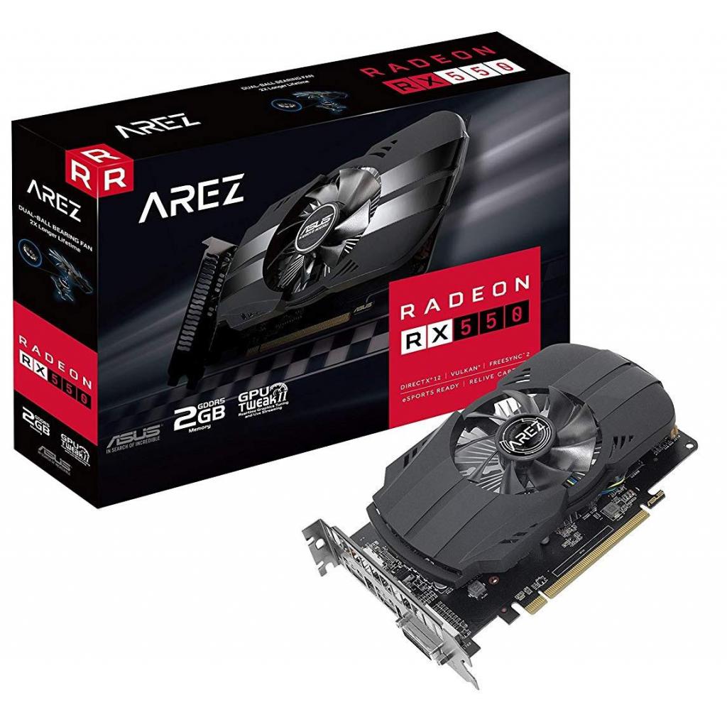 Видеокарта ASUS Radeon RX 550 2048Mb AREZ Phoenix (AREZ-PH-RX550-2G) Фото: Видеокарта ASUS Radeon RX 550 2048Mb AREZ Phoenix (AREZ-PH-RX550-2G)