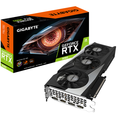 Фото: Видеокарта GIGABYTE GeForce RTX3060 12Gb GAMING OC 2.0 LHR (GV-N3060GAMING OC-12GD 2.0)