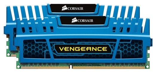 Фото: Модуль памяти DDR3 8Gb (2 x 4Gb) PC3-17000 (2133MHz) Corsair Vengeance Blue (CMZ8GX3M2A2133C11B)