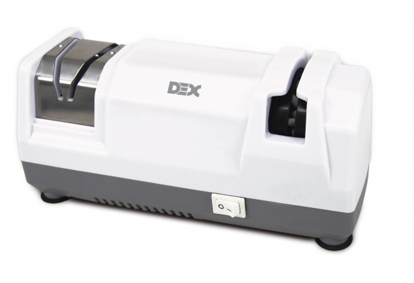 Фото: Ножеточка электрическая Dex DKS-30, точильные диски для заточки и полировки