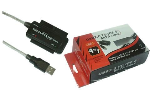 Фото: Контроллер USB - IDE/SATA, c БП  Viewcon VE158