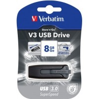 USB Flash Drive 8GB Verbatim 49171 SuperSpeed V3 Grey