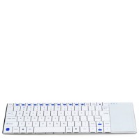 Клавиатура Gembird KB-P4-W-UA Wireless, touchpad, белая