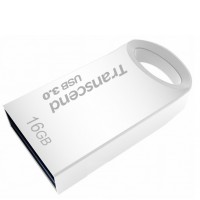 USB3.0 Flash Drive 16 Gb Transcend 710 Silver Plating (TS16GJF710S)