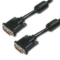 Кабель DVI to DVI 24+1pin, 5.0m DIGITUS (AK-320101-050-S)