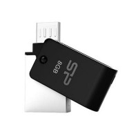 USB Flash Drive Silicon Power 8GB Mobile X21 USB 2.0 OTG (SP008GBUF2X21V1K)