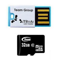 Карта памяти Team 32GB microSDHC Class 10 (TUSDH32GCL1005)