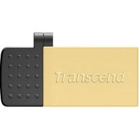 USB Flash Drive 8 Gb Transcend 380G Gold On-The-Go (OTG) (TS8GJF380G)