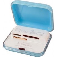Card Reader E-BLUE Christallo ERD035 blue 