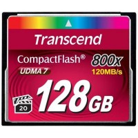 Карта памяти 128 Gb CF Transcend 800X (TS128GCF800)