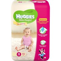 Подгузник Huggies Ultra Comfort для девочек 4 (8-14кг) 19 шт (5029053543567)