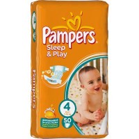 Подгузник Pampers S&P Maxi Економ (7-14 кг), 50шт (4015400224242)