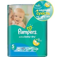 Подгузник Pampers Active Baby-Dry Junior (11-18 кг), 42шт (4015400735779)