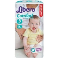 Подгузник Libero Comfort 3 (4-9 кг), 68 шт (7322540511567)