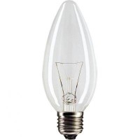 Лампочка PHILIPS E27 60W 230V B35 CL 1CT/10X10F (921501544226)