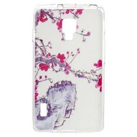 Чехол для моб. телефона для LG Optimus P713 (White) Cristall PU Drobak (211585)