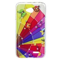Чехол для моб. телефона для LG L70 Dual (D325) (Rainbow) Cristall PU Drobak (211595)