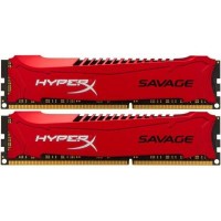 Модуль памяти DDR3 16GB (2x8GB) 1866 MHz Savage Red Kingston (HX318C9SRK2/16)