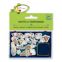 Набор для творчества Djeco штампы Забавные рыбки (DJ09793)