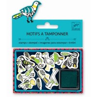 Набор для творчества Djeco штампы Перышки (DJ09791)