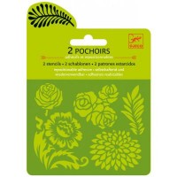 Набор для творчества Djeco трафареты Растения (DJ09743)