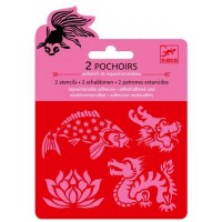 Набор для творчества Djeco трафареты Азия (DJ09741)