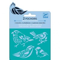 Набор для творчества Djeco трафареты Птицы (DJ09740)