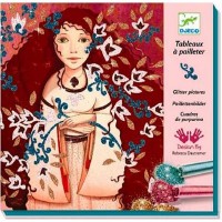 Набор для творчества Djeco рисование с блестками Золото и шелк (DJ09505)