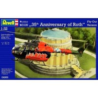 Сборная модель Revell Ударный вертолет BO 105 35th Anniversary of Roth 1:32 (4906)