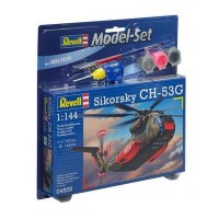 Сборная модель Revell Тяжёлый транспортный вертолёт CH-53G 1:144 (64858)