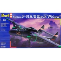 Сборная модель Revell Тяжелый ночной истребитель P-61B Black Widow 1:48 (4887)