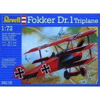 Сборная модель Revell Самолет Fokker DR. 1 Triplane 1:72 (4116)
