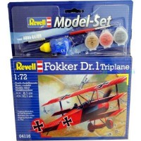 Сборная модель Revell Самолет Fokker DR.1 Triplane 1:72 (64116)