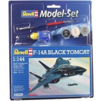 Сборная модель Revell Самолет F-14A Tomcat Black Bunny 1:144 (64029)
