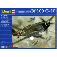 Сборная модель Revell Истребитель-бомбардировщик Messerschmitt Bf 109 G-10 1:72 (4160)