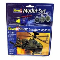 Сборная модель Revell Вертолет AH-64D Longbow Apache 1:144 (64046)