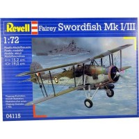 Сборная модель Revell Бомбардировщик-торпедоносец Fairey Swordfish 1:72 (4115)