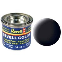 Аксессуары для сборных моделей Revell Краска черная матовая black mat 14ml (32108)